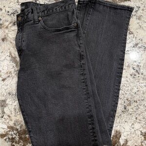 J. Crew Men's Slim Jeans in Dark Gray